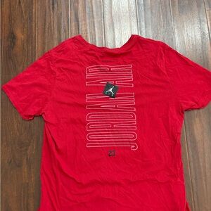 Jordan Red Graphic Tee